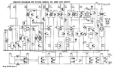 Acoustical FM16 Tuner ;Serials 19062 onwards schematic circuit diagram